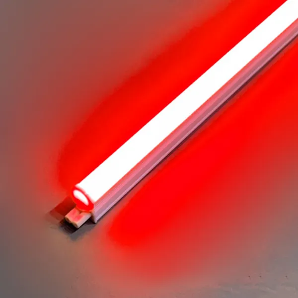 DS더쎈 색T5 칼라LED 18W레드1200mm 인테리어간접조명, 단품