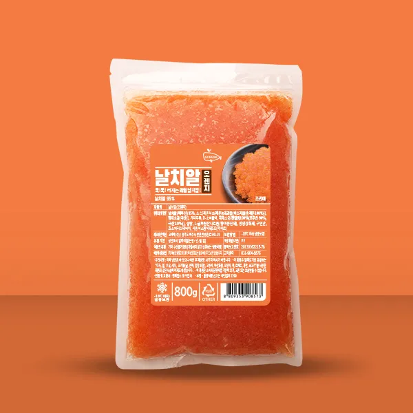 고래미 날치알 오렌지 800g, 1개