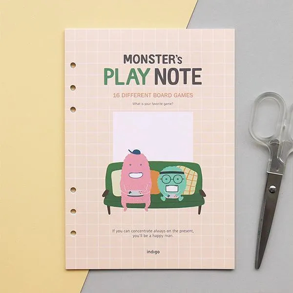 Izn045286몬스터 6공 리필 A5 플레이노트