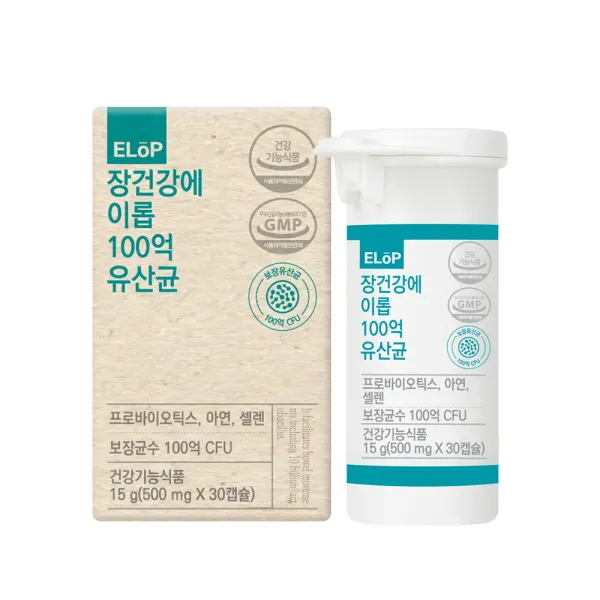 이롭 장건강에 100억 유산균 포스트바이오틱스, 30정, 1개