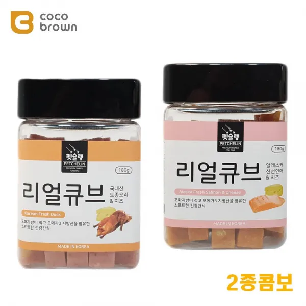 시츄 개고기간식 반려견고기간식 오리연어 2종, 1개