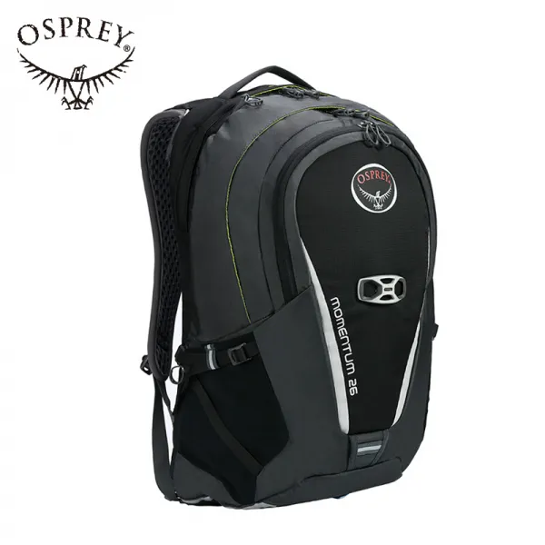Osprey 동량 Momentum26 관광 캐주얼 양어깨백팩 15.6인치 노트북 가방 블랙 26L, 단일상품