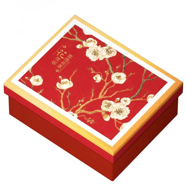 꽃상자중급 꽃상자대급 차이나 결혼 길동무 선물 기쁘다 엠오이칼 아케이스 포장케이스 빅하이 퀠트 금박 키프트 에어 매화조화꽃 （구매하면 곧 휴대품을 휴 빅사이즈 선물 등 꼬치 축하카드 라피