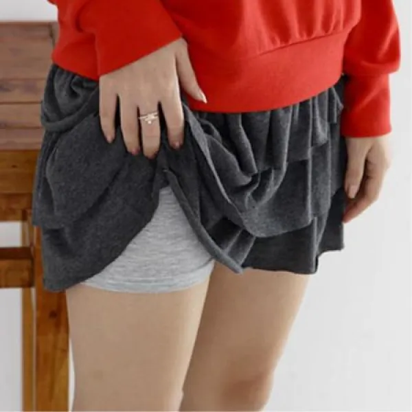 여자 이너웨어 3부 면스판 속바지 보정 핫팬츠 회사원 비침방지 베이직 사각팬티 와이존 원피스 미니스커트