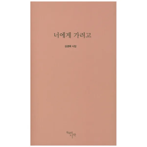 너에게 가려고:김경애 시집, 천년의시작