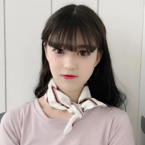 굿앤리치스토어 겨울헤어밴드 머리띠 얇은 아트 배기 보라색 외선 목보호대 스카프 여성 레쉬