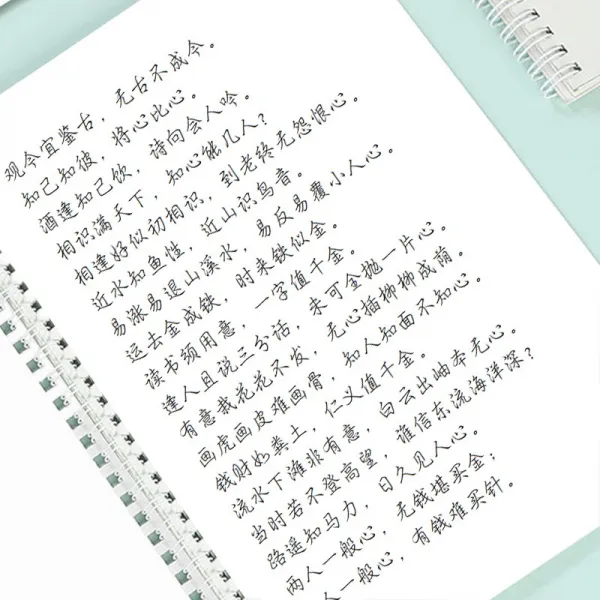 인싸템 글씨를 연습 속히 첩 여 신선이 쓴 글자 찌 선명한 글쓰기 망이운열 평론함 소녀, 해서 고문 정선함  글씨를 연습