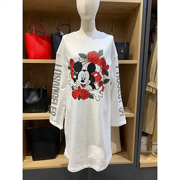 [LAP] LAP(랩) 미키 꽃미키 나염 3단 쮸리 원피스 AH2GO160