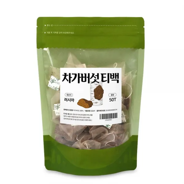러시아산 차가버섯차 50티백 /1팩322076ea 321512ea 본상품선택 1 본상품선택