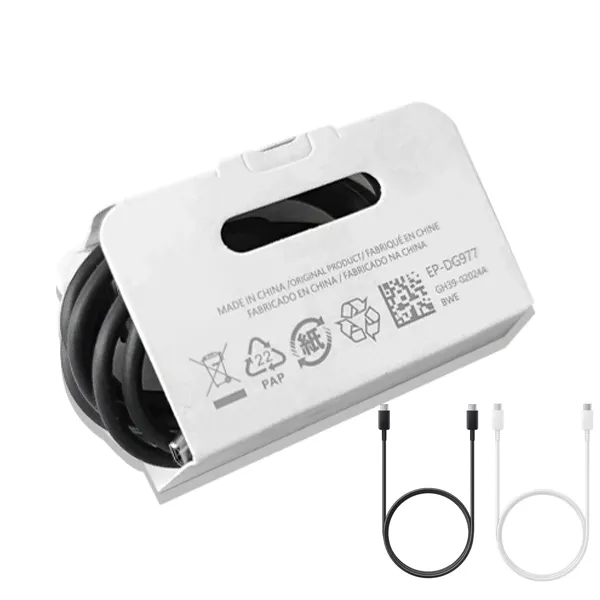 삼성전자 S10 5G CtoC 25W 초고속충전기 EP-TA800, S10 5G CtoC 케이블_화이트(충전기별도)