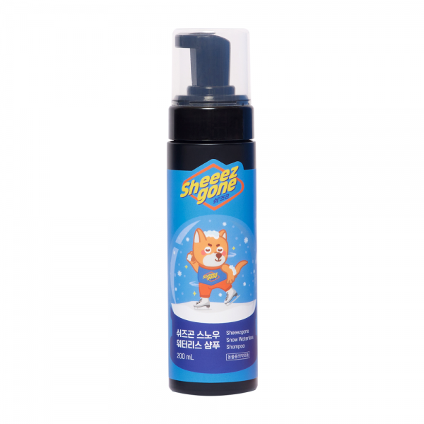 쉬즈곤 스노우 워터리스 강아지 발 샴푸, 1개, 200ml