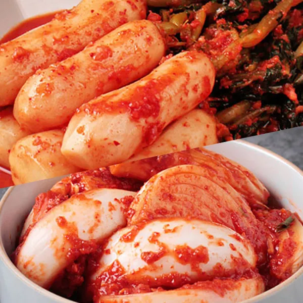  땅끝홈밀 해남 총각김치 1kg + 양파김치 1kg