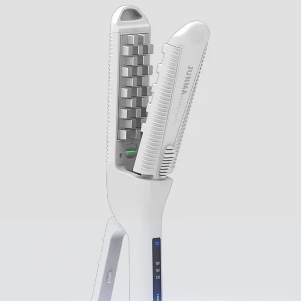 TianZhiLan 간편하다 JUNMA고데기 볼륨고데기PDC0198, 화이트, DR-350