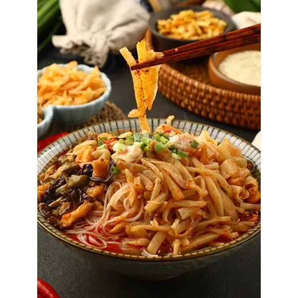 식족인 뤄쓰펀 202g 라면 뤄쓰펀 시고 맵다, 달팽이 가루 1 통