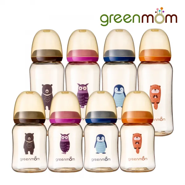 트윈팩/그린맘 Ppsu 슬림형젖병 250 부엉이 2