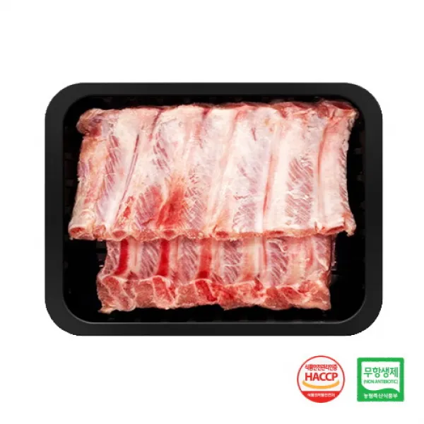 청풍명월돼지 고기다 등갈비 600g*2팩 단품없음