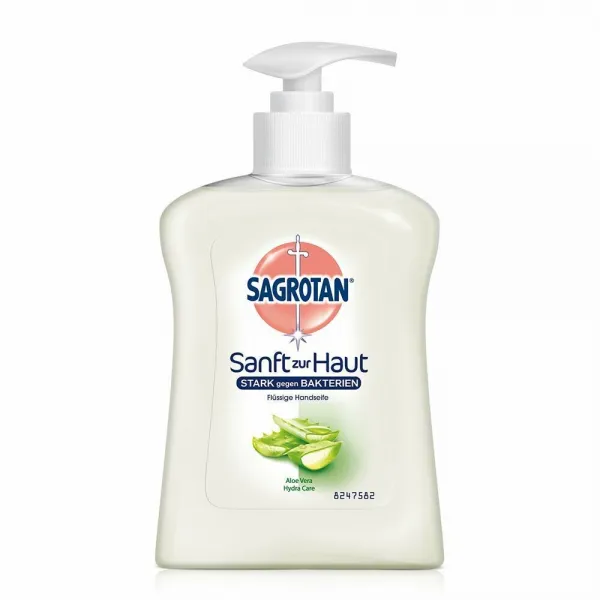 (독일직배) Sagrotan 자그로탄 알로에 핸드워시 250ml 4팩 Handseife mit frischem Duft nach Aloe Vera Antibakterielle