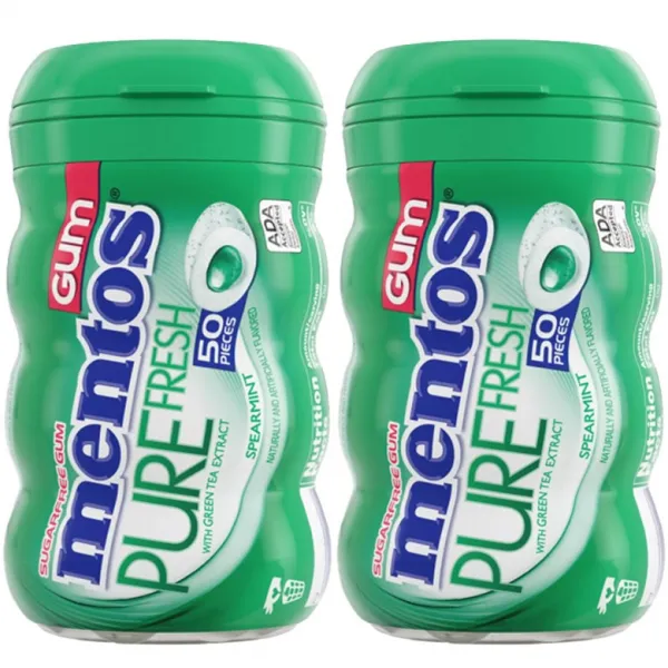 멘토스 검 퓨어 프레시 스피어민트 무설탕, 2g, 100개입