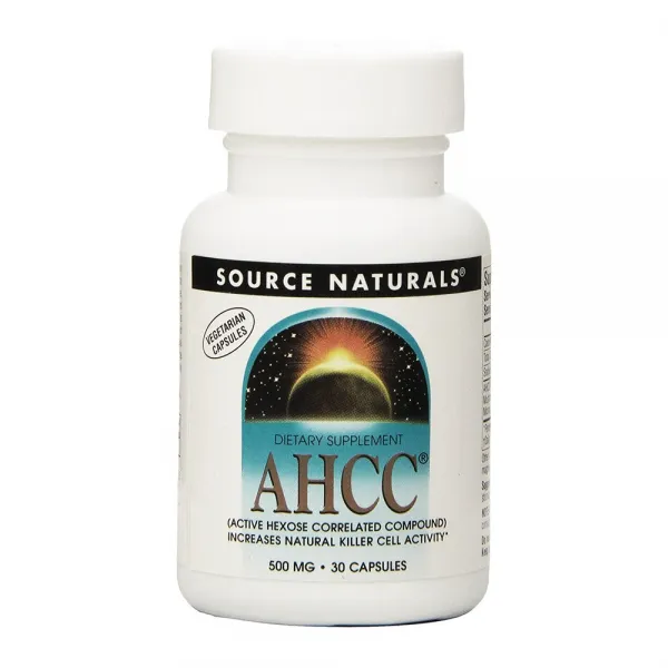 소스 내추럴스 AHCC 500mg 식물성 캡슐 30정, 1개, 30캡슐