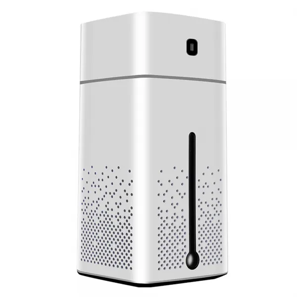 솔디 워터큐브 칠색야등 usb 가습기 1000ml, KS-600(흰색)