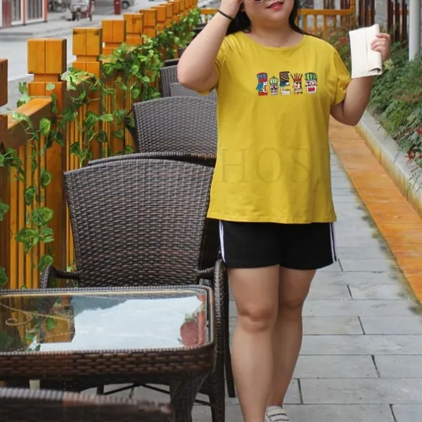 kirahosi 해랑 6 여성 여름 빅사이즈 롱 반팔 티셔츠 상의 패션 444 + 스마트스트랩 증정 CNpnvt4