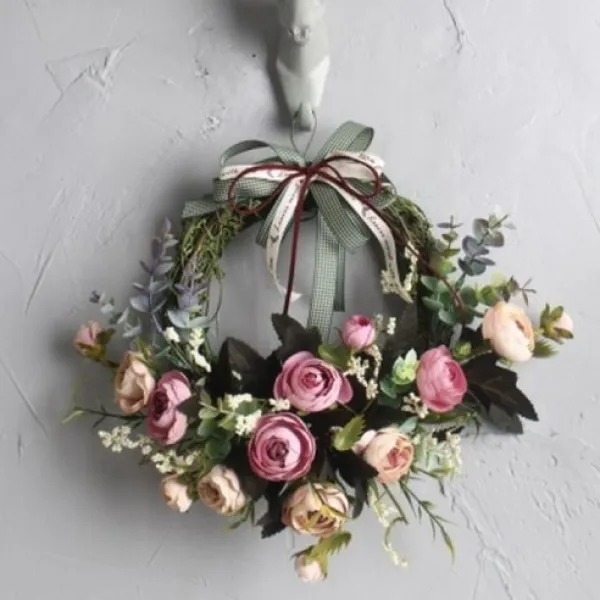 조화 러블리 러넌 리스, C 퍼플핑크