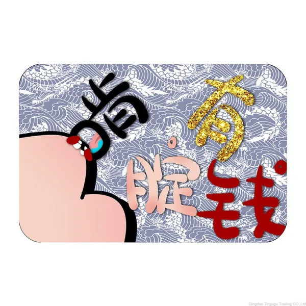 대발 규조 진흙 깔개 욕실 미끄럼 방지 쿠션 화장실 장방형 만화 흡수 쿠션 가정용 주방 쿠션욕실 미끄럼방 욕실매트, 60x90cm, 틀림없이 돈이 있다