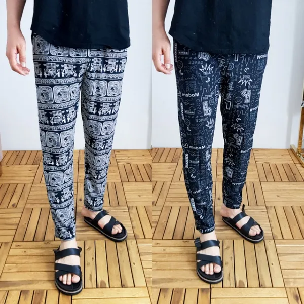 코코로맨틱 남여공용 쿨 아이스바지 냉장고바지 21종 1.무지블랙