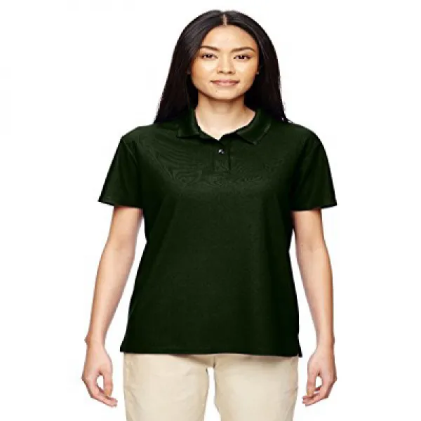 Gildan Womens Performance 4.7 oz. Jersey Polo G448L -MARBL FOREST 2XL 길단 여자의 성능 133.2g. 저지 폴로 G448L-, null세트