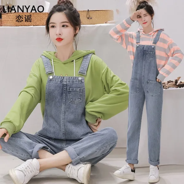싱푸리 데님 청 여름 연예인룩 여자바지 커플 개강룩 시밀러룩