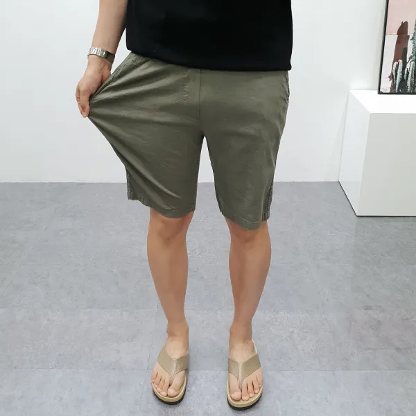 구스마켓 남성용 텐션감 좋은 마스판 밴딩 반바지 (5color)