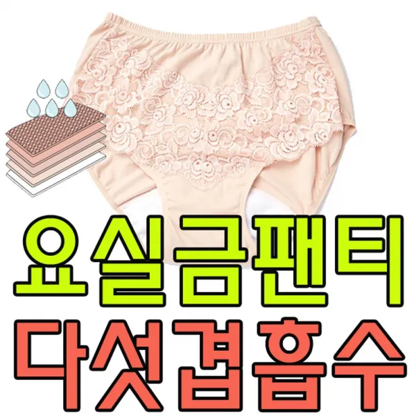 [AKP_2157253] (타입 : 실버D 요실금팬티 AP-002(여성용) | 치수 : 105) 이질감이 없어 일상 생활에 편안한 여성용 요실금팬티 요실금안심용품 방수팬티 요실금용, 105