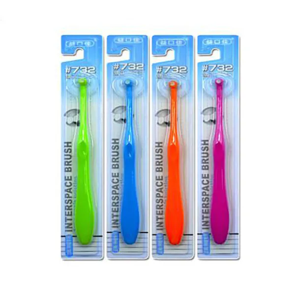 섬세한 관리 어금니칫솔 사랑니 칫솔 주황