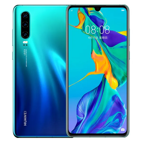 화웨이 P30기린 980AI 스마트폰 전면 화면 지문 초감광라이카 3 촬영 휴대폰 8GB+256GB 오로라 풀 넷통 4G 폰, 단일상품