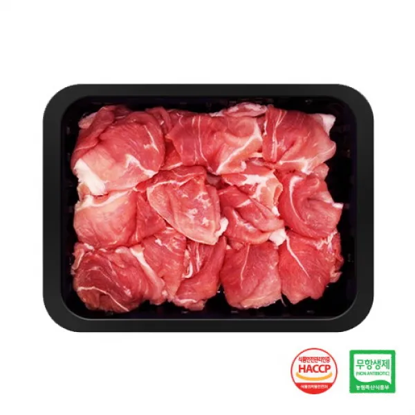 청풍명월돼지 고기다 전지 앞다리 불고기 300g*2팩 단품없음
