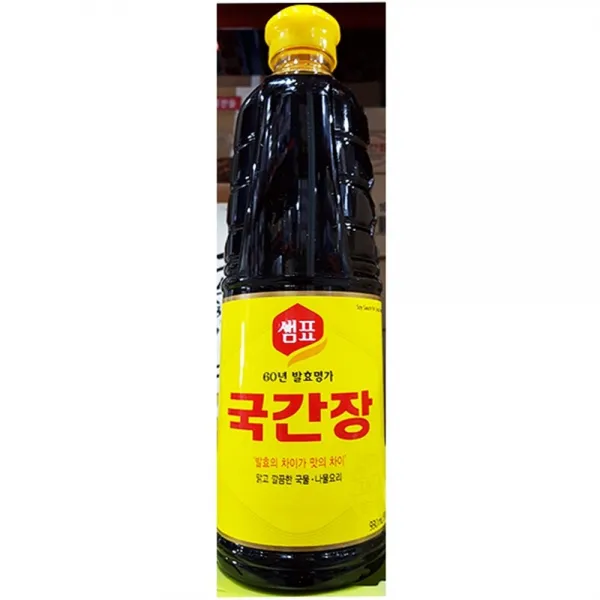 [AKW_7400943] 국간장(샘표 930ml) 가정용국간장 국물용간장 나물요리간장 가정용간장 대용량간장, 단일상품