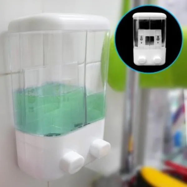 디스펜서 욕실 부착식 케이스 가정용 업소용 샴푸린스 샴푸린스통 숙박업소디스펜서 벽걸이홀더 단일색상