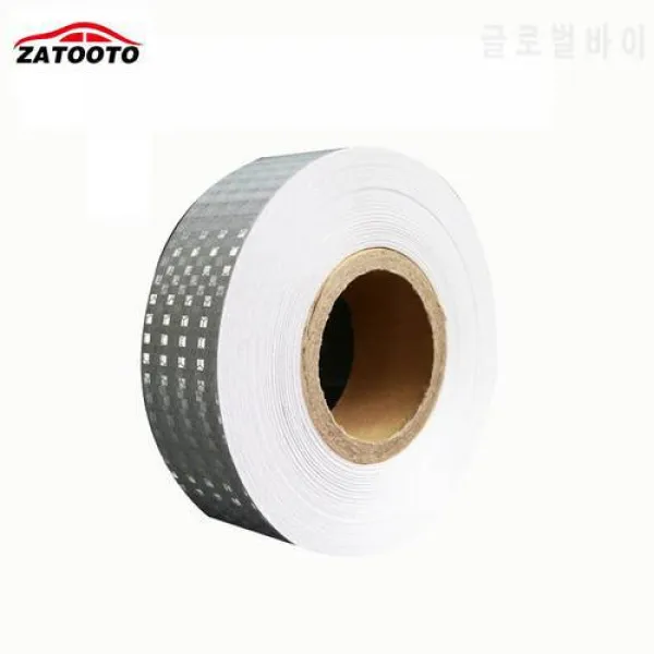 5cm * 50M 흰색 반사적 반짝임 차량 명심 테이프 좋은 Quanlity 트럭 위험