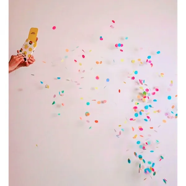 컨페티 폭죽 카드 깜짝 생일파티 용품 팝업 브라이덜 베이비 샤워 소품 기념일 특별한 선물, 1개