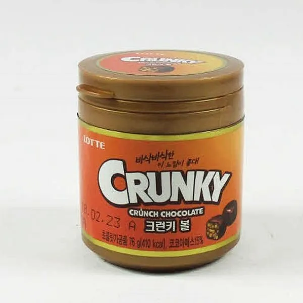 다파라샵 크런키볼 용기 76g X 6 4 보관용기