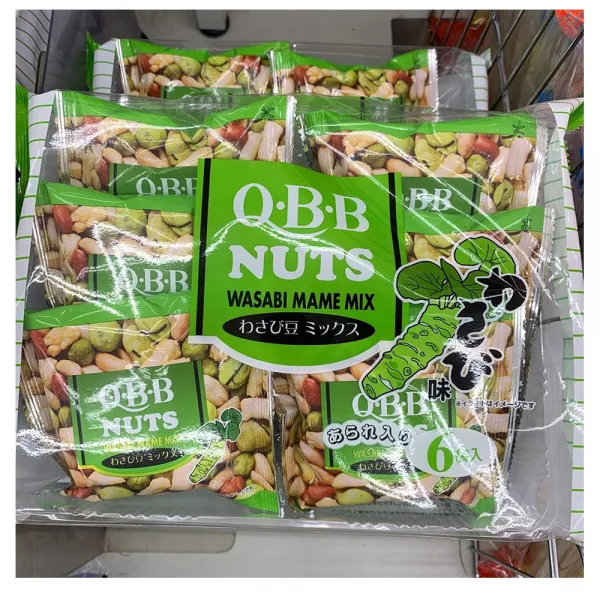 육갑버터 Qbb Nuts 와사비 콩 믹스 6봉입 1개