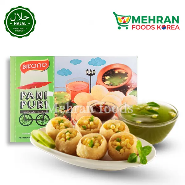 BIKANO Panipuri - Ready to Eat (Complete Set) 300g 파니 푸리 (인도), 1pc