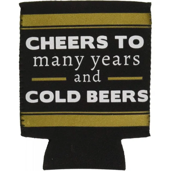 We Do Crew 다년간 응원 및 Cold Beer Black And Gold Wedding 절연 맥주병 / Beer Can Sleep: 주방 &a 단일옵션