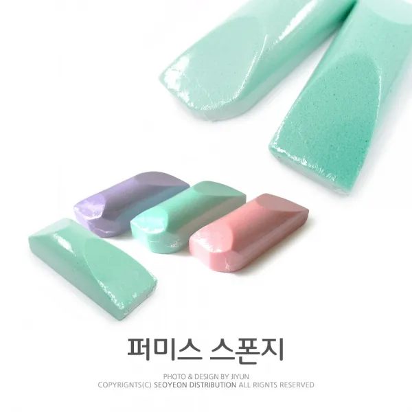팜팜 퍼미스스폰지(색상랜덤) 각질제거기 발밀이돌 발각질제거, 색상랜덤, 1개