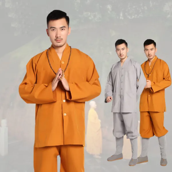 Edl 스님 의상 불교 계량한복스님 옷 삼베옷 승복 세트 생활한복 개량한복 