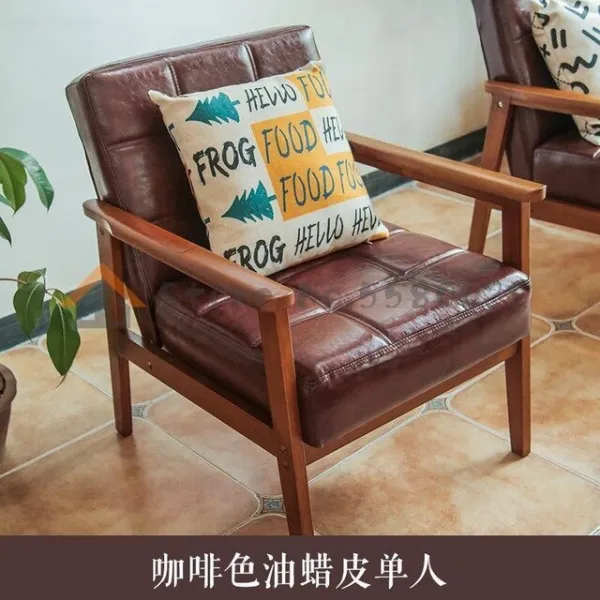 357153 / 디저트 찻집 의자 커피 레스토랑 카드 좌석 간단한 레저 사무실 리셉션 가죽 소파를 토론하기 위해, B