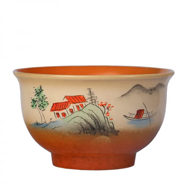 바이오버씨 주인컵 페인팅 핸드메이드 태우다 도제이다 큰사이즈 라지 도자기찻잔 마스터스컵 차를 음미하는 개인 궁푸차 구 태우다 그릇 형 컵