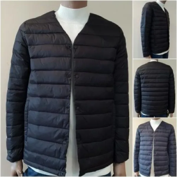  엔터식스 에프알제이 남성 V넥 경량 다운점퍼f98m Md919a