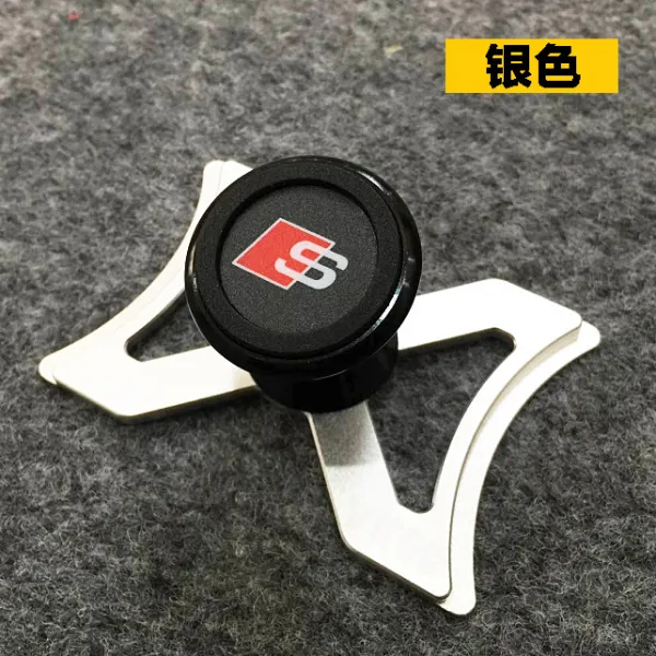 휴대폰거치대 적용 아우디 A3핸드폰거치대 Q2L네이게이션 지지대 차량용 S3자동차탑승 셀프 받침대 출풍구, T14-아우디 Q2L전용 출풍구 휴대폰거치대(은색), 기본
