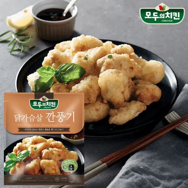 모두의치킨 닭가슴살 깐풍기_400g, 단일상품